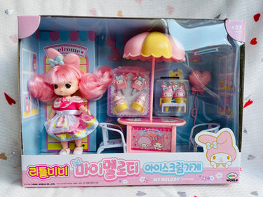 Sanrio My Melody x Little Mimi Doll Ice Cream Shop Playset Sanrio